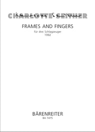 Frames and Fingers for 3 Percussionists cover Thumbnail